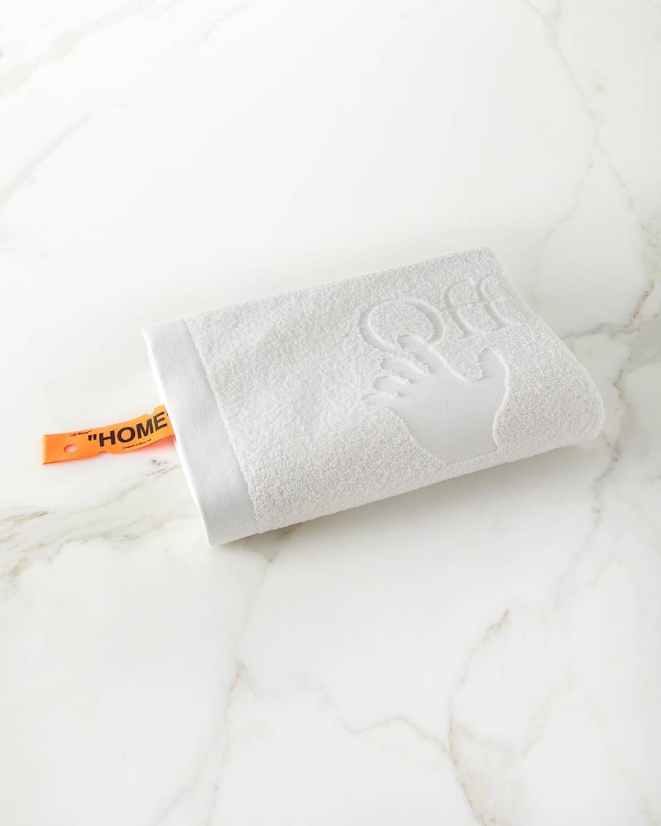 Swimming Man Logo Shower Towel